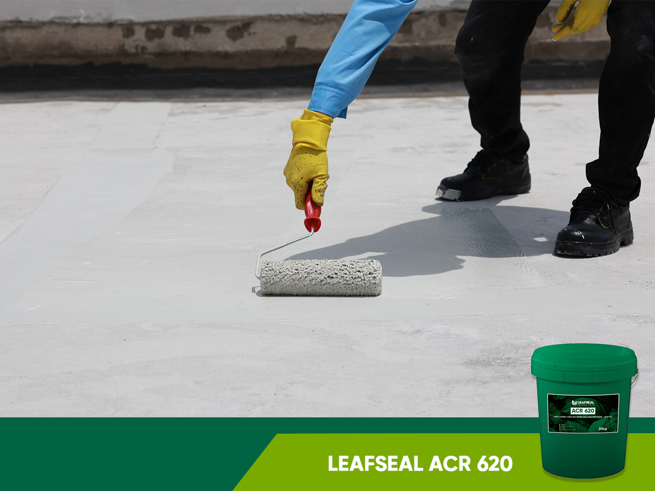 LeafSeal ACR 620 - chất chống thấm gốc Polyurethane – Acrylic