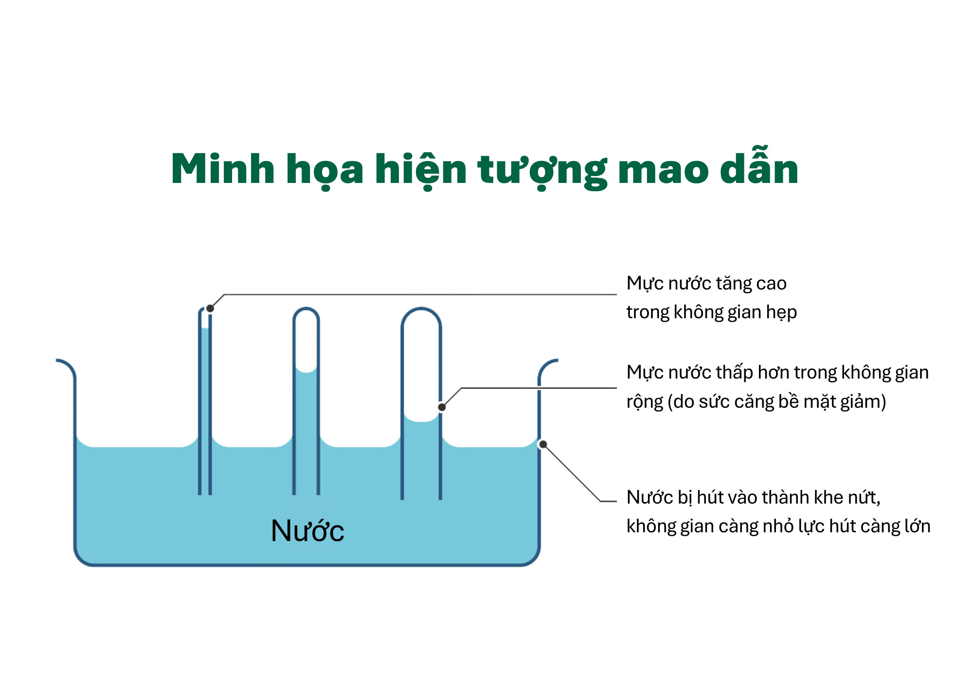 Sử dụng vật liệu kém chất lượng, có cấu trúc không đồng nhất, tạo mao dẫn và vết nứt nhỏ, khiến nước thấm vào bên trong