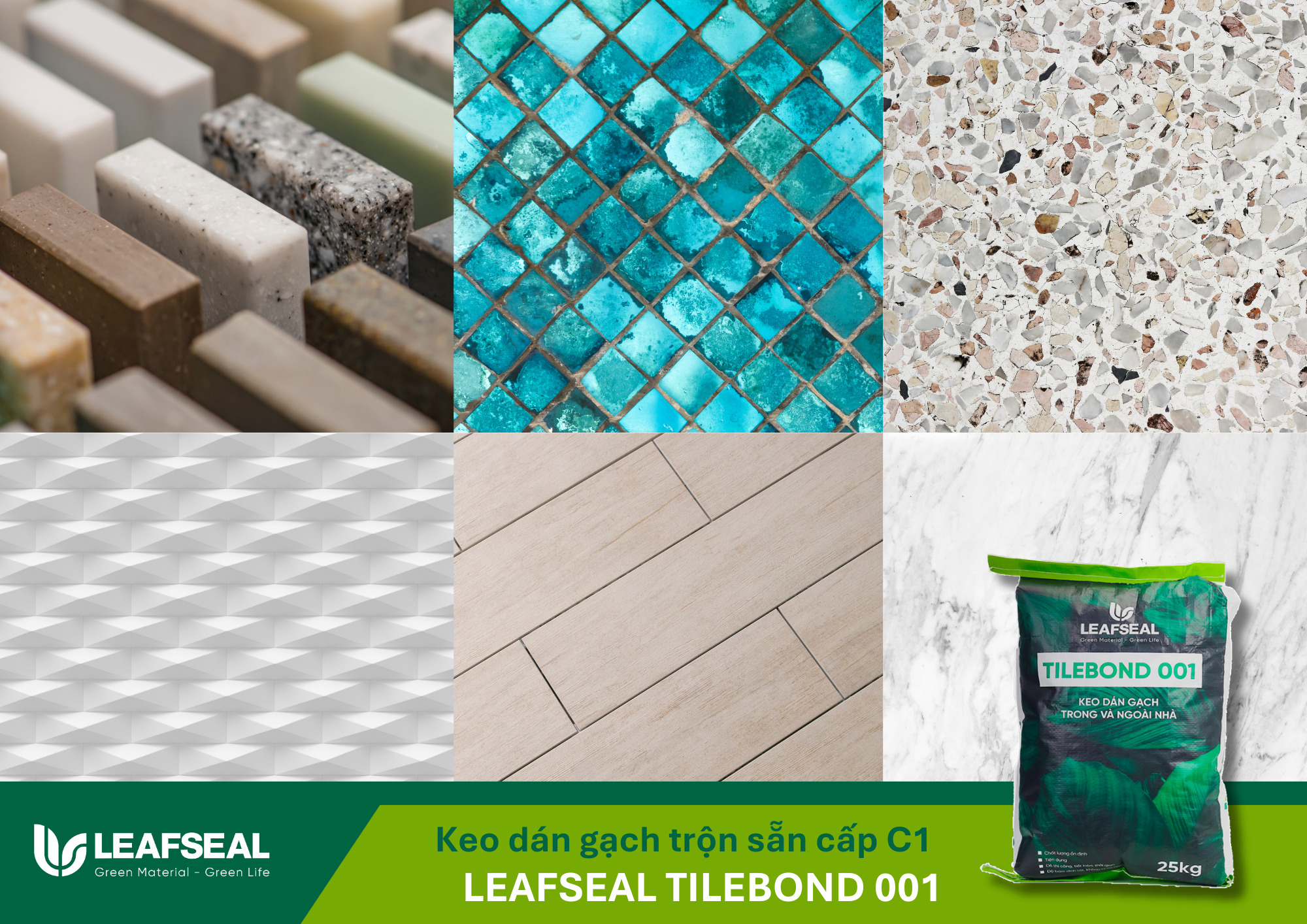 Keo dán gạch LeafSeal Tilebond 001